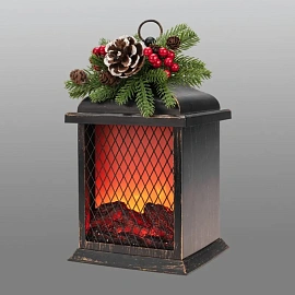 Сувенир светодиодный Neon-Night камин Рождество (15х14х26 см)