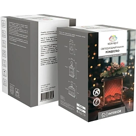 Сувенир светодиодный Neon-Night камин Рождество (15х14х26 см)