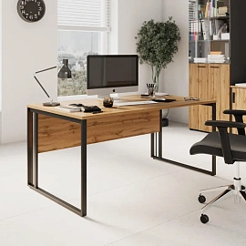 Стол руководителя письменный K-Loft Director (дуб натуральный, 1800х900х752 мм)