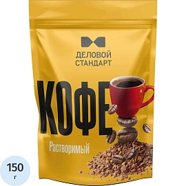 Кофе Деловой стандарт растворимый дой-пак, 150г