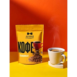 Кофе растворимый сублимированный Деловой Стандарт 150 г (пакет)