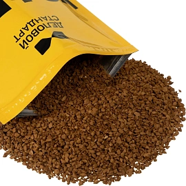 Кофе Деловой стандарт  растворимый молотый дой-пак, 190г