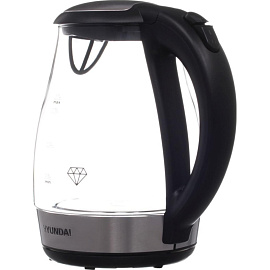 Чайник электрический Hyundai HYK-G2030 чёрный (1187746)