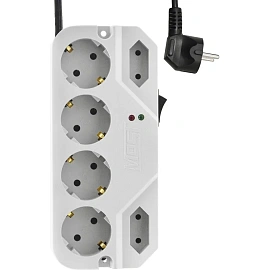 Сетевой фильтр Most СHV на 6 розеток 2 метра