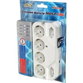 Сетевой фильтр Most СHV на 6 розеток 2 метра