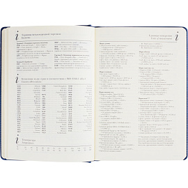 Ежедневник недатированный Bruno Visconti Classic искусственная кожа А5+ 128 листов синий