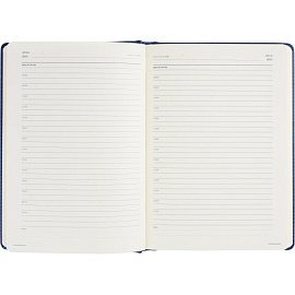 Ежедневник недатированный Bruno Visconti Classic искусственная кожа А5+ 128 листов синий