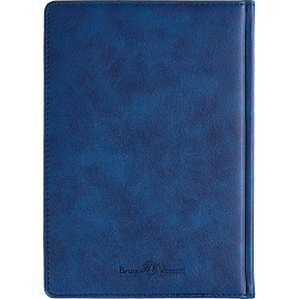 Ежедневник недатированный Bruno Visconti Classic искусственная кожа А5+ 128 листов синий