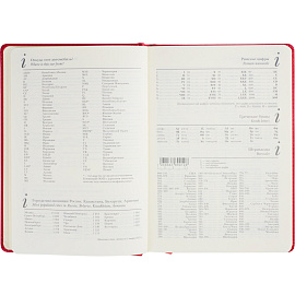 Ежедневник недатированный Bruno Visconti Classic искусственная кожа А5+ 128 листов красный, 3-689/04