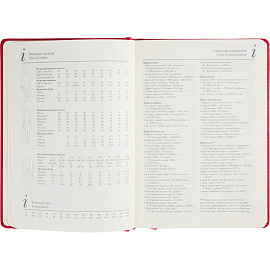 Ежедневник недатированный Bruno Visconti Classic искусственная кожа А5+ 128 листов красный, 3-689/04