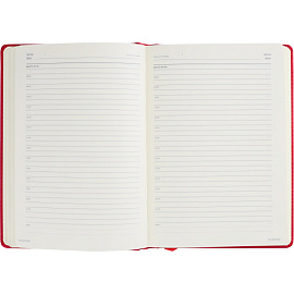 Ежедневник недатированный Bruno Visconti Classic искусственная кожа А5+ 128 листов красный, 3-689/04