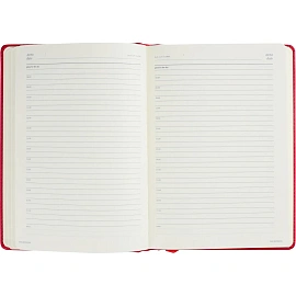 Ежедневник недатированный Bruno Visconti Classic искусственная кожа А5+ 128 листов красный, 3-689/04