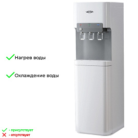 Кулер для воды Vatten L07WK белый (нагрев и охлаждение)