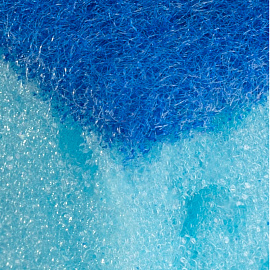 Губка для посуды Luscan поролон 10x7 см с абразивным слоем (5 штук в упаковке)