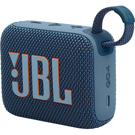 Акустическая система JBL Go 4 синяя (JBLGO4BLU)