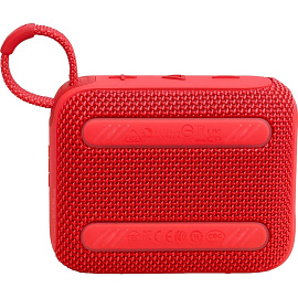 Акустическая система JBL GO 4 красная (JBLGO4RED)
