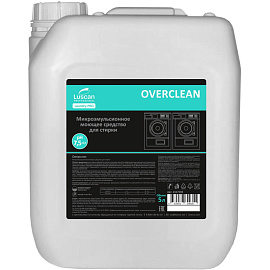 Жидкое средство для стирки микроэмульсионное Luscan Professional Overclean 5 л (концентрат)