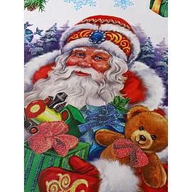 Наклейка новогодняя на окна Miland Волшебный Дедушка Мороз 30x40 см фото Наклейка новогодняя на окна Miland Волшебный Дедушка Мороз 30x40 см