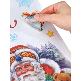 Наклейка новогодняя на окна Miland Волшебный Дедушка Мороз 30x40 см фото Наклейка новогодняя на окна Miland Волшебный Дедушка Мороз 30x40 см