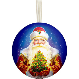 Шар новогодний Magic Time Классический металл (диаметр 6.5 см)