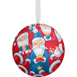 Шар новогодний Magic Time Классический металл (диаметр 6.5 см)