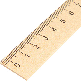 Линейка Выбор есть ЛД15 15 см деревянная коричневая