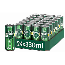 Вода минеральная Perrier столовая газированная ж/б 0.33 л