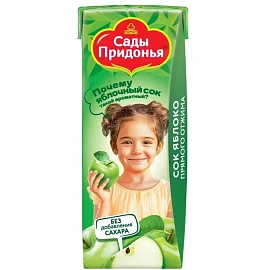 Сок Сады Придонья яблочный 0.2 л