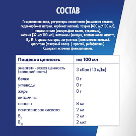 Напиток газированный энергетический Red Bull без сахара 0.25 л
