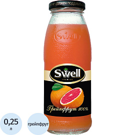 Сок Swell грейпфрутовый 0.25 л