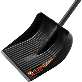 Лопата снеговая FINLAND пластик с черенком 500х410х1500 мм 1023-Ч_1640246