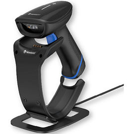 Сканер штрих-кода 1D/2D беспроводной Newland HR2000-BT черный с подставкой (NLS-HR2000-BT)
