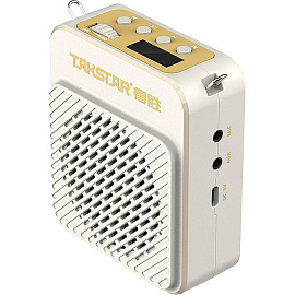 Усилитель голоса (громкоговоритель) с проводной гарнитурой Takstar E180M Beige