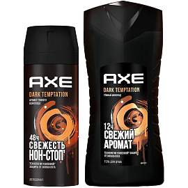 Подарочный набор косметики для мужчин Axe Dark Temptation Темный шоколад
