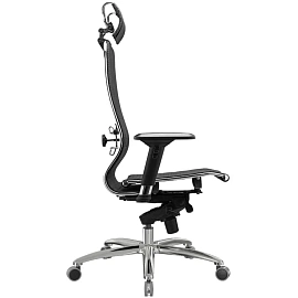 Кресло для руководителя Метта Samurai S-3.04 чёрное (сетка, металл)