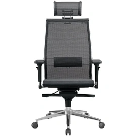 Кресло для руководителя Метта Samurai S-3.051 чёрное (сетка, металл)