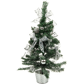 Елка новогодняя Веселый хоровод настольная с декором 45 см, 112044