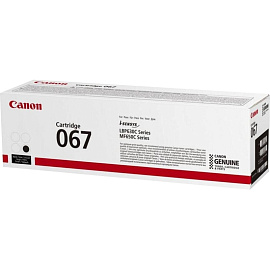 Картридж лазерный Canon CRG 067 BK 5102C002 черный оригинальный