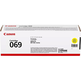 Картридж лазерный Canon CRG 069 Y 5091C002 желтый оригинальный