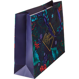 Пакет подарочный ламинированный Дарите Счастье Роскошь (31x40x11.5 см)