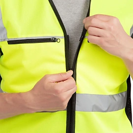 Жилет сигнальный ИТР лимонный с СОП размер XXXL (60-62)