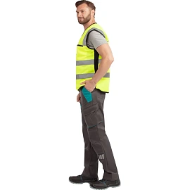 Жилет сигнальный ИТР лимонный с СОП размер XXXL (60-62)