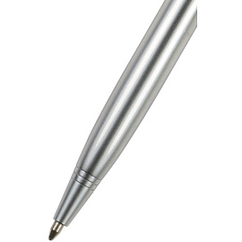 Ручка шариковая автоматическая Palermo синяя (толщина линии 0.5 мм, корпус серебристый)