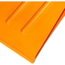 Лопата для уборки снега поликарбонат,465х410х1390мм,стал черен,усил Сибртех