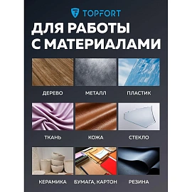 Стержень клеевой прозрачные 11x200, упаковка 15 штук, TOPFORT