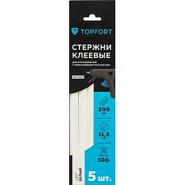 Стержень клеевой универсальный TOPFORT 11x200 мм 5 штук в упаковке