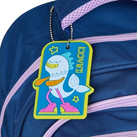 Рюкзак школьный + пенал Комус Класс Case сиреневый/синий