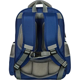 Рюкзак школьный + пенал Комус Класс Case синий/серый