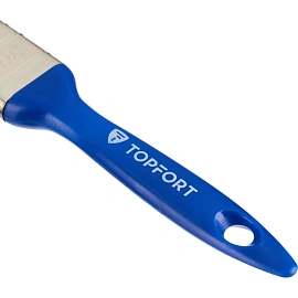 Кисть малярная плоская TOPFORT Aqua Performance из искусственной щетины 30x15 мм с пластиковой рукояткой