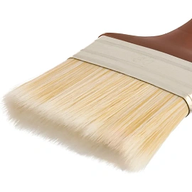 Кисть малярная плоская TOPFORT Delicate из искусственной щетины 80x15 мм с пластиковой рукояткой